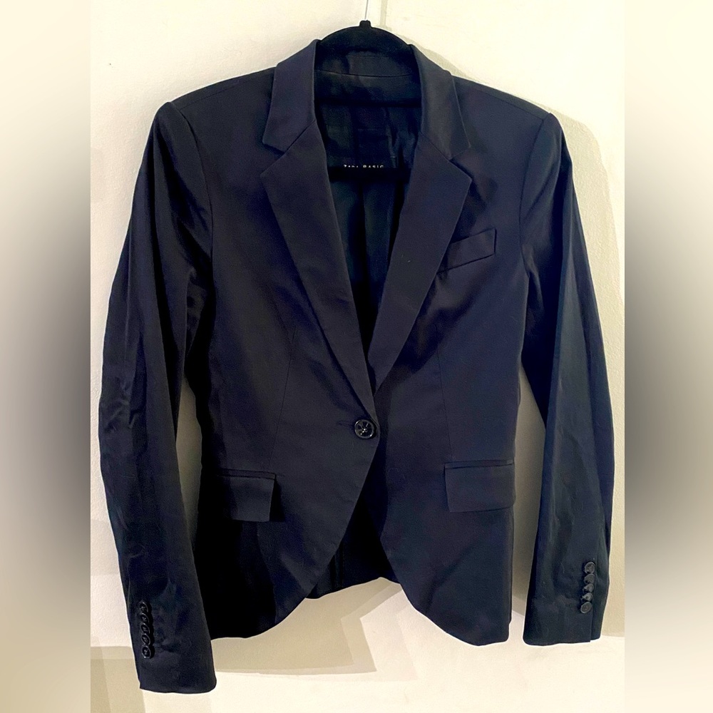 Zara Single Button Blazer 🖤